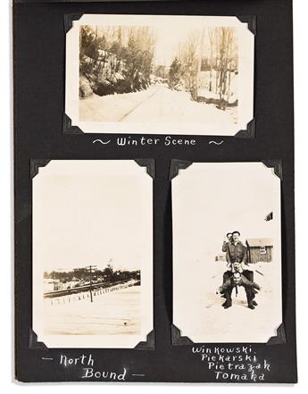 HOWARD A. WOLBERT (1915 - 1946) Album kept as a Civilian Conservation Corps worker in western New York.